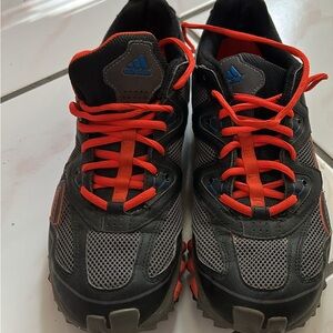 Adidas Black and Red Athletic Shoes